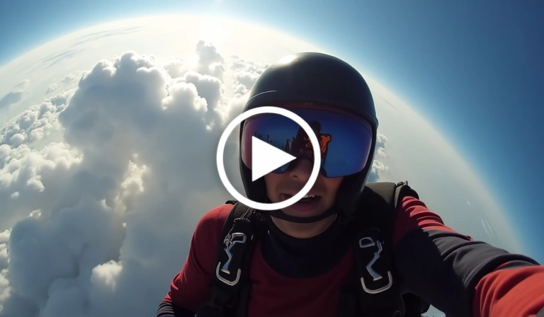 Thumbnail for First Person View Skydiving video