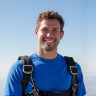 Portrait of experienced skydiving instructor John Davis